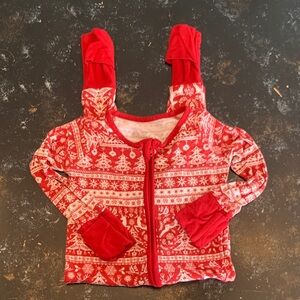 Little Sleepies Red and White Kids Pajamas